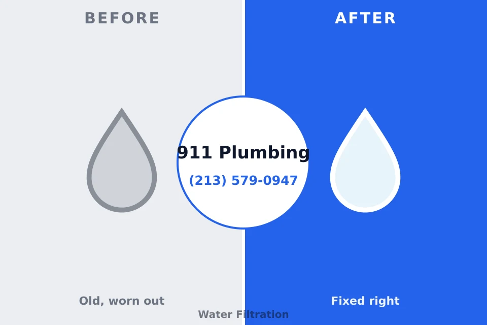 Before and after: plumbing repair Citrus Park, FL